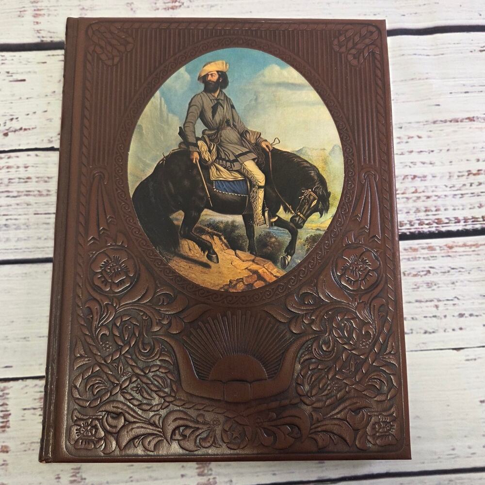 "The Trailblazers" Time Life The Old West 1973 Vintage Leather Hardcover